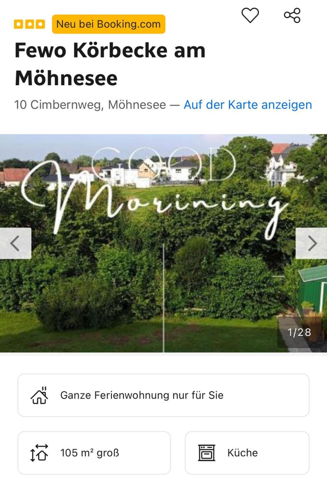 Ferienwohnung Koerbecke Am Möhnesee Exterior foto